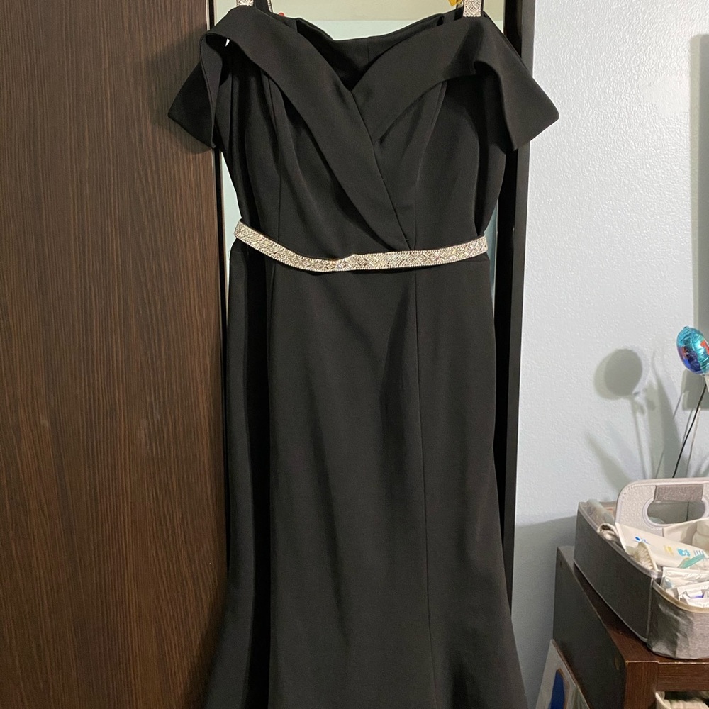 Black cocktail dress